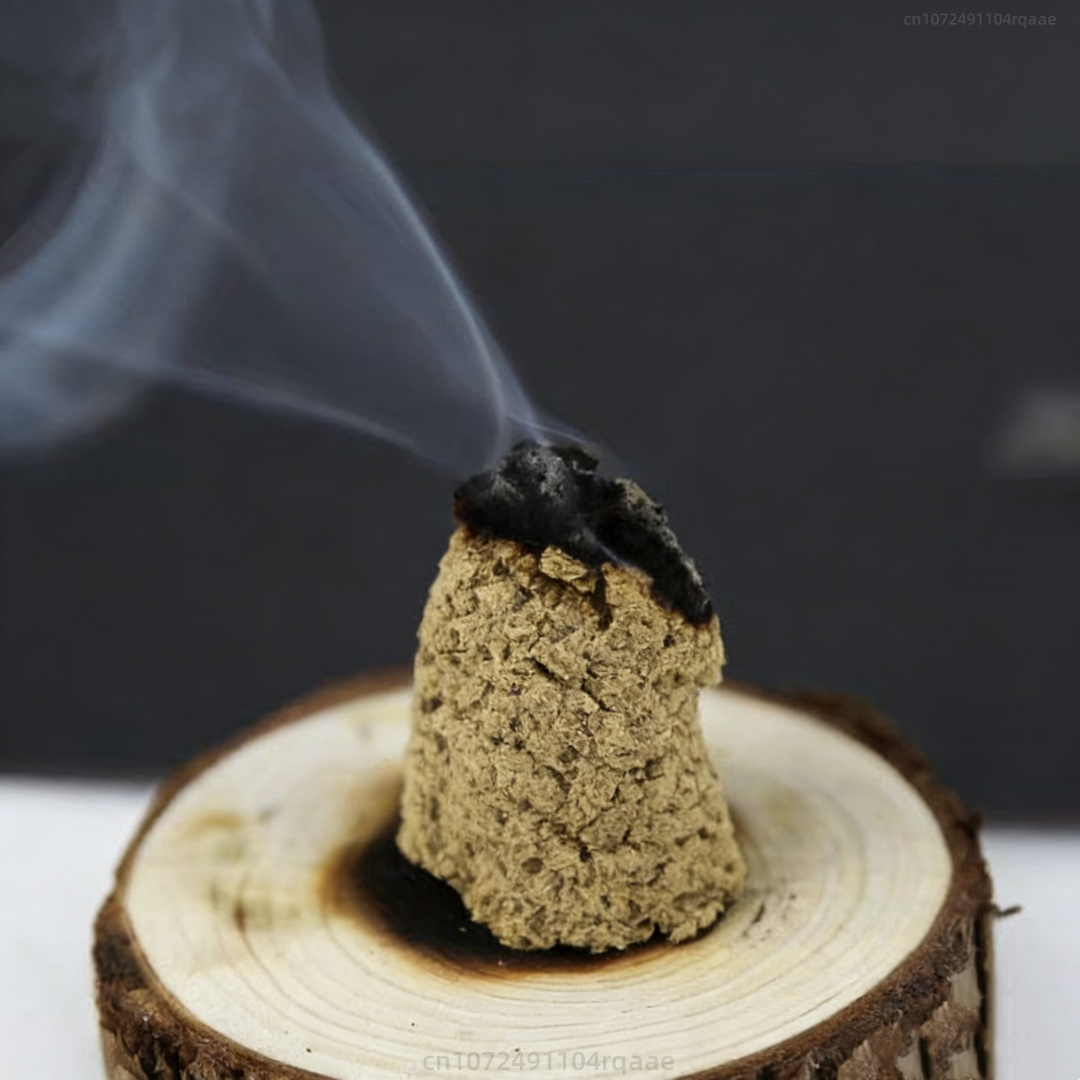 Dried Herbs - Poudre d'encens de velours d'armoise naturelle,
