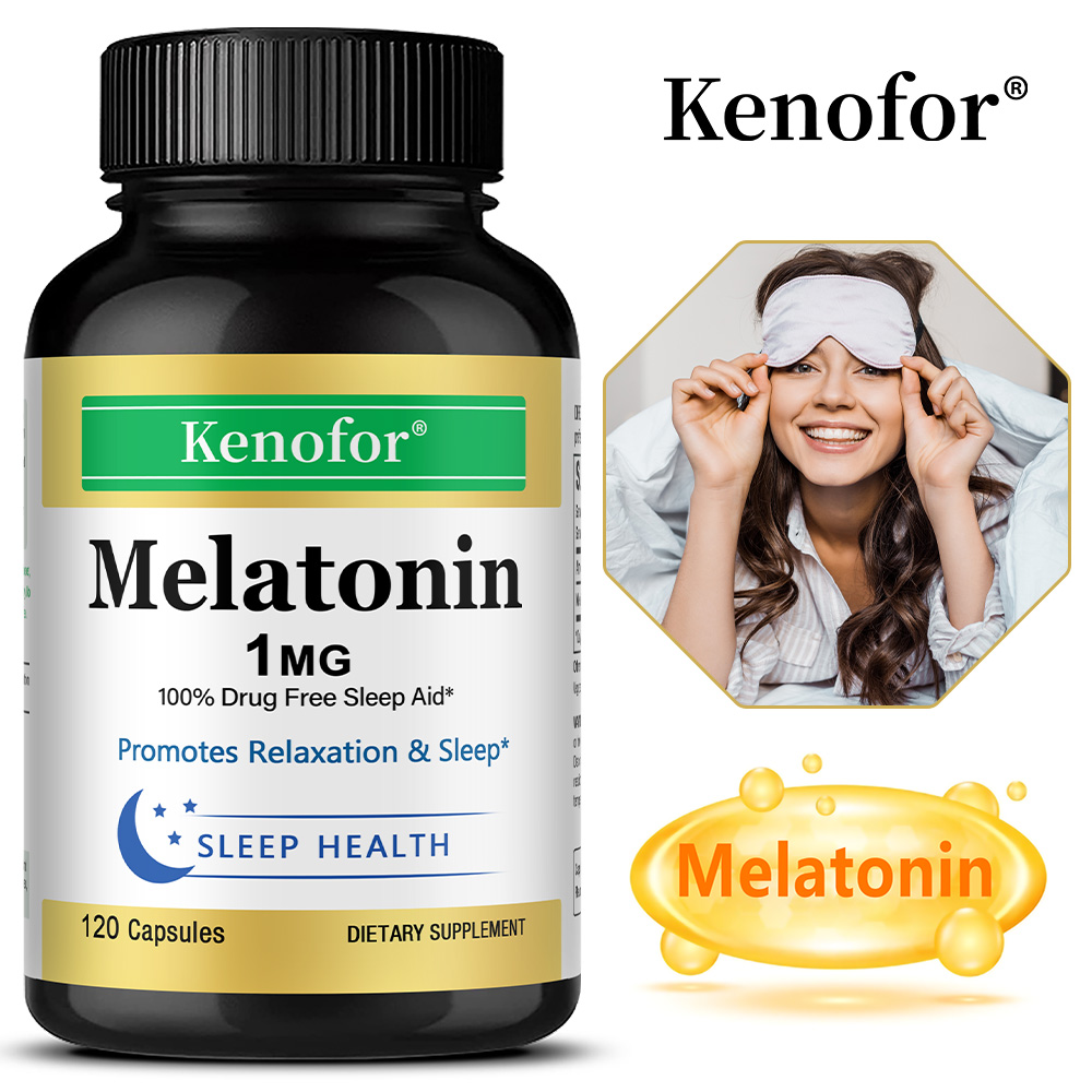 Health Wellness - Capsules de mélatonine 1 mg -