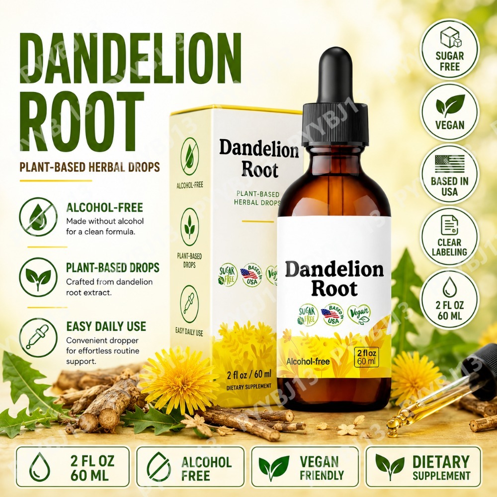 Herbal Tincture - Complément de racine de pissenlit pour