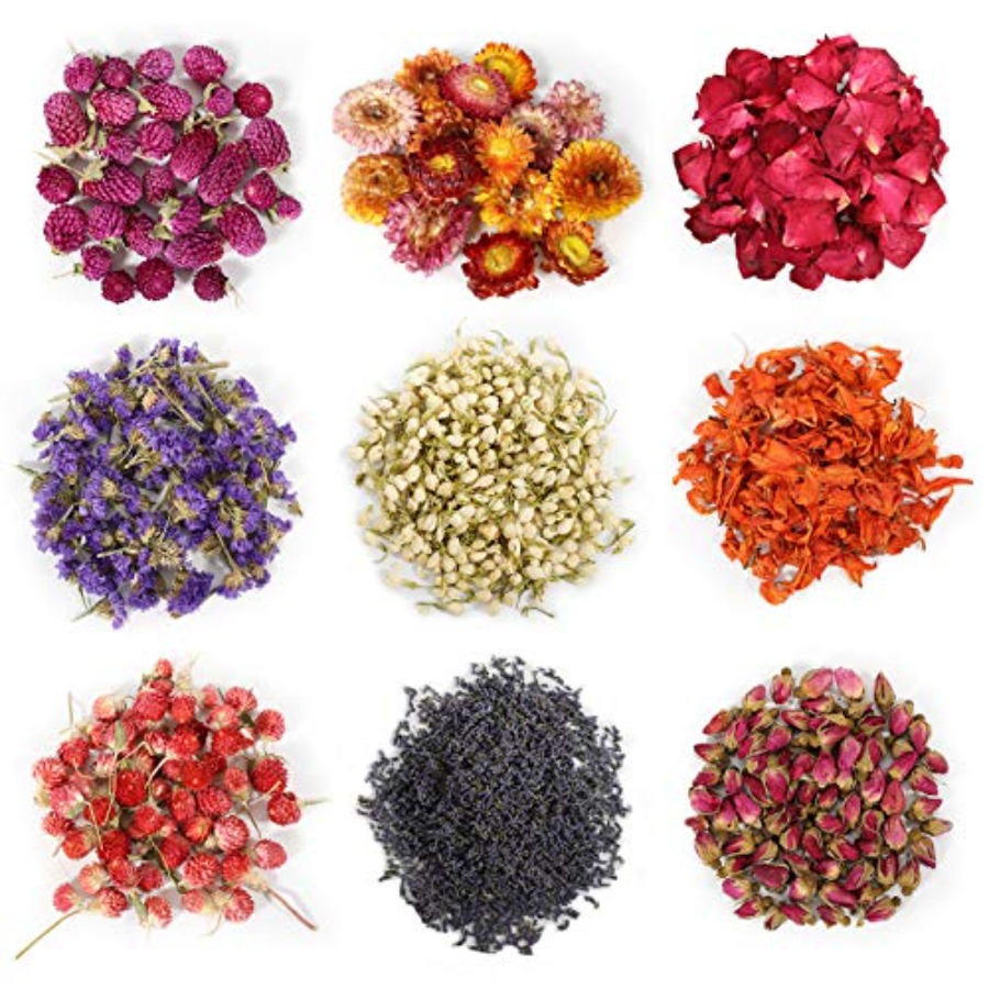 9 sachets de fleurs séchées, k - Dried Herbs avis et prix