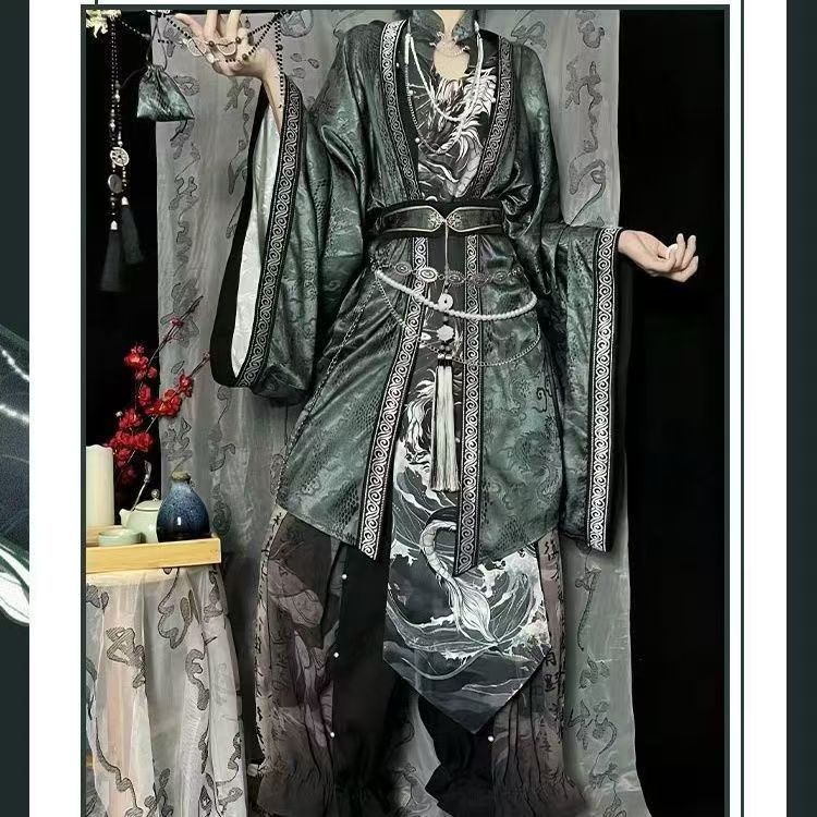 Ensemble Hanfu chinois style S - Echinacea avis et prix