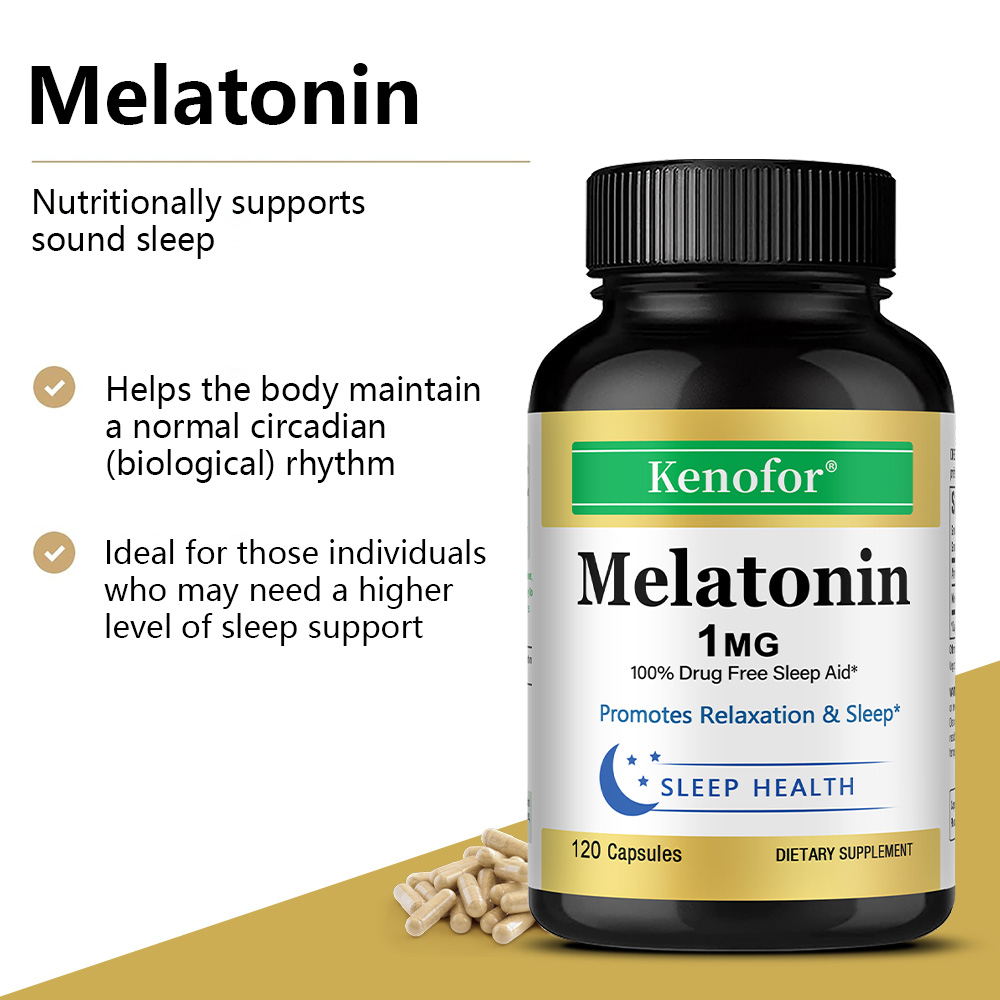 Capsules de mélatonine 1 mg -  - Health Wellness avis et prix